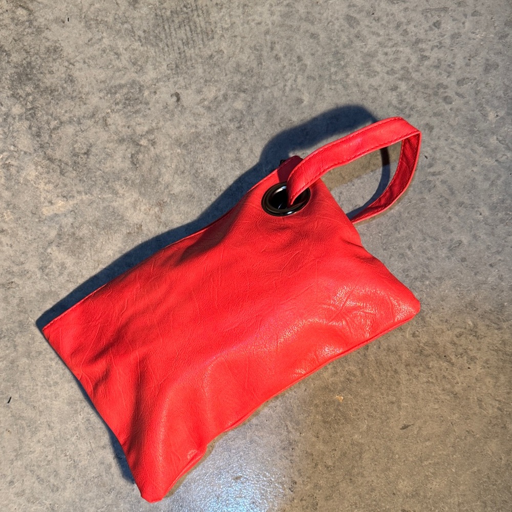 Red Leather Women's Bag